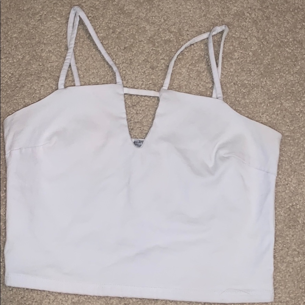White Crop Top